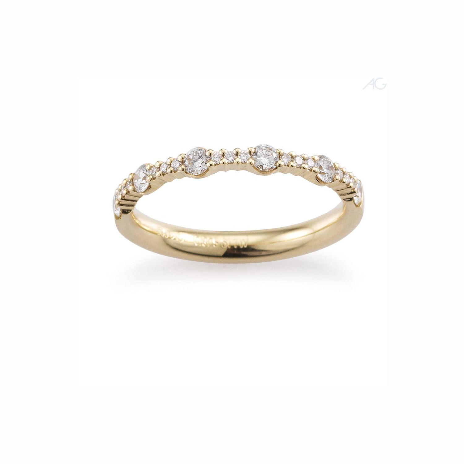 AUGUST GERSTNER - Ring in Gold mit Brillanten