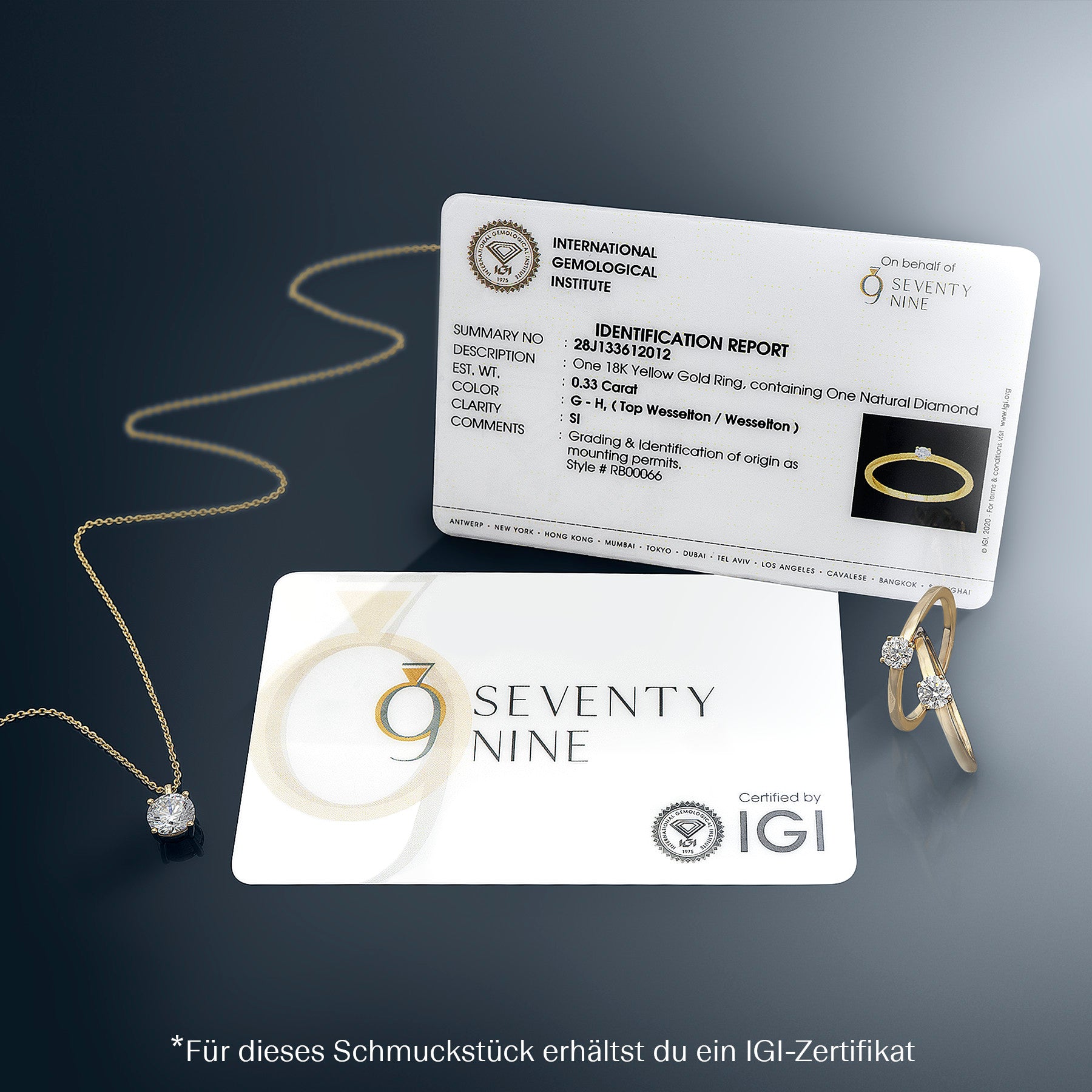 Ohrstecker in Weißgold mit Brillant